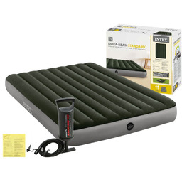 Materac Dmuchany Dwuosobowy 152x203x25 Intex 64109 + POMPKA