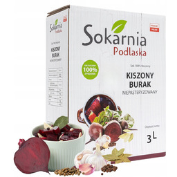 SOK Z KISZONEGO BURAKA 3l Zakwas Źródło Witamin