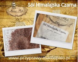 Sól Himalajska Czarna Drobna 500g