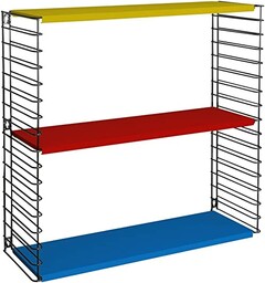 Tomado trójkolorowy modułowy regał metalowy, 70 x 21