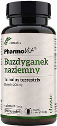PharmoVit Classic Buzdyganek naziemny, 90 kapsułek