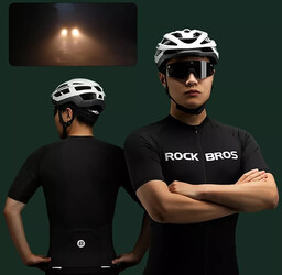 Koszulka rowerowa Rockbros 15120002003 z krótkim rękawem L