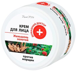 Przeciwzmarszczkowy Krem do Twarzy Złoty Żeń-szeń, Domowy Doktor,