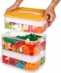 Pudełko Pojemnik Na Lego zabawki klocki organizer