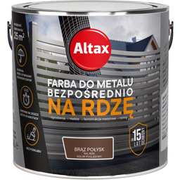 Farba do metalu 2,5L brązowy połysk