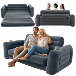Sofa Rozkładana Dmuchana 2w1 Leżanka Materac Łóżko