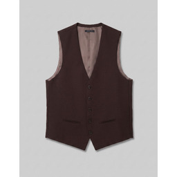 kamizelka do zestawu pianico bordowa slim fit