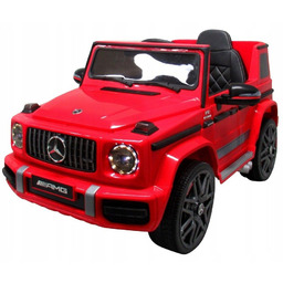 Mercedes G63 Czerwony Piankowe Koła Eva, Miękki Fotelik