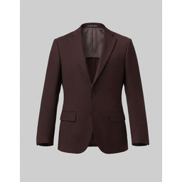 marynarka do zestawu pianico bordowa slim fit