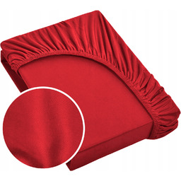 Luksusowe Prześcieradło Satynowe z gumką Eurofirany Bawełna 180x200