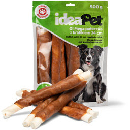ideaPet Mega pałeczka z królikiem 500g