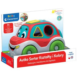 CLEMENTONI Zabawka edukacyjna Baby Autko Sorter 50808