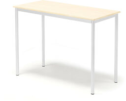 Stół BORÅS, 1200x600x900 mm, laminat brzoza, biały
