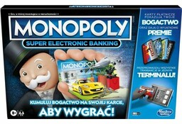 HASBRO Gra planszowa Monopoly Super Electronic Banking