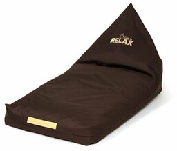 GO GIFT Pufa worek Materac Brązowy XXL 160