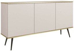 Komoda ORO K-160 Beżowy Czarne nogi