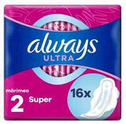 ALWAYS Ultra Podpaski, 16 sztuk