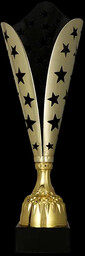 Puchar metalowy złoto - czarny H-46cm 3157B