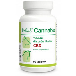 DOLFOS Dolvit Cannabis 90 tabletek CBD dla psa