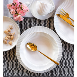 Lubiana Daisy Serwis Obiadowy 18 Osób 54 Elementy