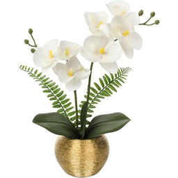 Briful Sztuczne storczyki, kwiaty, mała sztuczna orchidea, aranżacje
