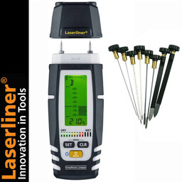 Laserliner Wilgotnościomierz z bluetooth DampMaster Compact Plus +