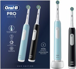 Braun Oral-B szczoteczka elektryczna PRO1 zestaw 2-pack CrossAction