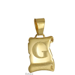 Zawieszka złota literka G pr.585