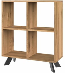 Regał dębowy TOLEDO BOX na książki i segregatory