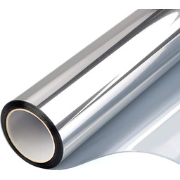 FILMGOO Jednokierunkowa folia okienna, prywatność, lustro, przyciemnianie, szklane