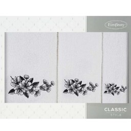 Eurofirany Komplet ręczników w pudełku 3szt. Sofia biały