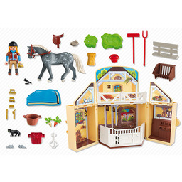 PLAYMOBIL COUNTRY STADNINA KONI STAJNIA KON ZESTAW