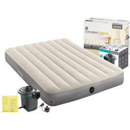Materac Dmuchany Dwuosobowy 137x191x25 Intex 64102 + POMPKA