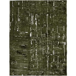 Dywan pluszowy Venesia przecierka 3d zielony