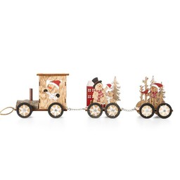 Eurofirany Ozdoba świąteczna 271 5x51x10 cm brązowa wisząca