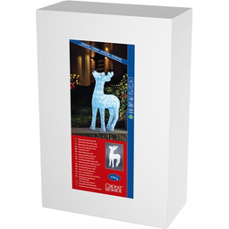 Konstsmide 6121-203 LED figurka akrylowa "renifer" /