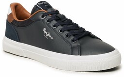 Tenisówki Pepe Jeans Kenton Court PMS30839 Granatowy