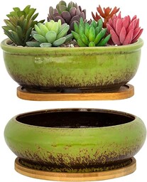 ARTKETTY Doniczki na sukulenty, ceramiczne doniczki na sukulenty