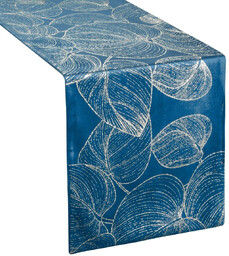 Bieżnik 35 x 140 Dekoracyjny Velvet Blink16 Granat