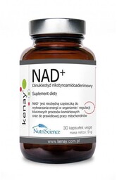 Kenay NAD+ Dinukleotyd Nikotynoamidoadeninowy Suplement diety 30 kapsułek