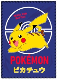 Koc Pokemon Pika polar blanket