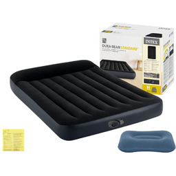 Materac Dmuchany Dwuosobowy 137x191x25 Intex 64148ND z Pompką