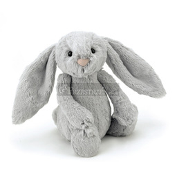 PLUSZOWA MASKOTKA JELLYCAT Szary Królik - Bashful Bunny