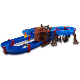 AquaPlay WaterWheel dwupoziomowy tor wodny, duże koło wodne