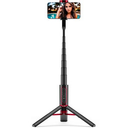 XLINE Uchwyt selfie Premium BSF801 Bluetooth Czarno-czerwony