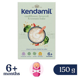 Kendamil Kaszka mleczna z brokułami, kalafiorem i pomidorami,