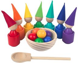 2Kids Toys Drewniane figurki z piłeczkami