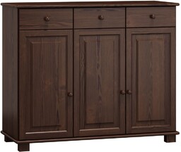 Outlet - Komoda drewniana sosnowa nr39 orzech
