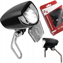 Lampa Rowerowa Przednia Na Dynamo Z Podtrzymaniem Świecenia
