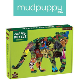 Mudpuppy, puzzle, kształty Las deszczowy, 300 el.